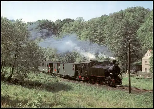 Eisenbahn Traditionsbahn Radebeul-Radeburg im Lößnitzgrund "Lößnitzdackel" 1995