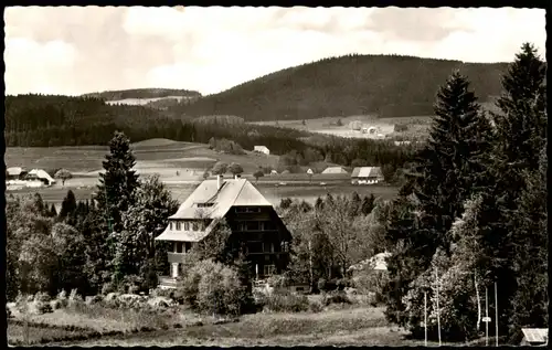 Hinterzarten Partie am Kurheim Von der Straß (nach Dr. Bircher-Benner) 1960