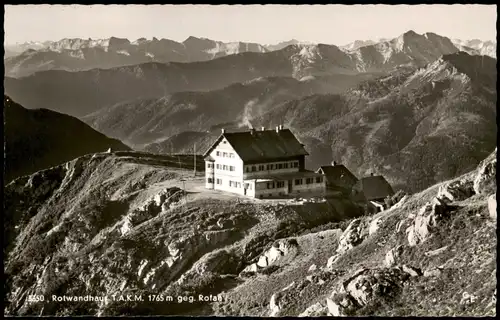 Ansichtskarte Spitzingsee-Schliersee Rotwandhaus Berg-Panorama 1960