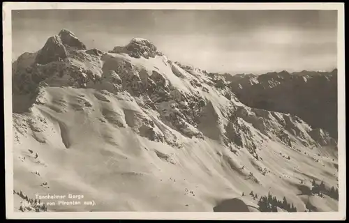 Ansichtskarte Pfronten (Allgäu) Tannheimer Berge 1935