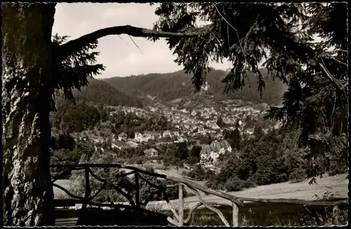 Ansichtskarte Bad Liebenzell Blick vom Kaffeehof 1966
