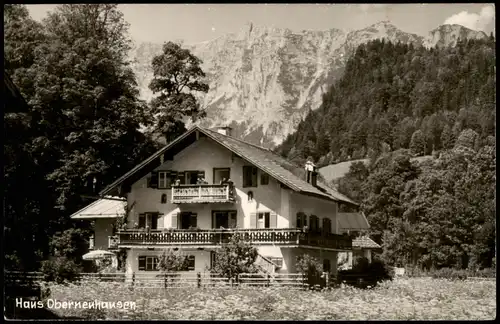 Ansichtskarte .Bayern Haus Obermenhausen Bayerisches Voralpenland 1960