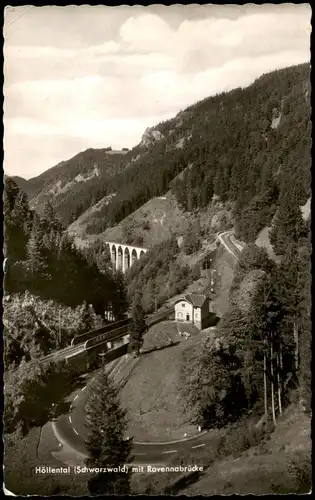 Hirschsprung-Breitnau Höllental (Schwarzwald) mit Ravennabrücke 1958