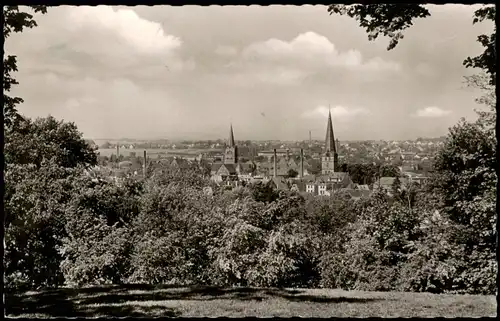 Ansichtskarte Herford Panorama-Ansicht vom Luttenberg aus 1963