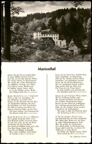 .Rheinland-Pfalz Marienthal Westerwald (mit Text v. Dr. Johannes Simon) 1960