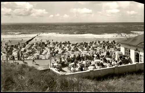 Ansichtskarte Westerland-Sylt Strand Nordseeheilbad auf Sylt 1960