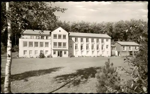 Ansichtskarte Bad Eilsen Partie am DRK Mütterheim Bad Eilsen 1962