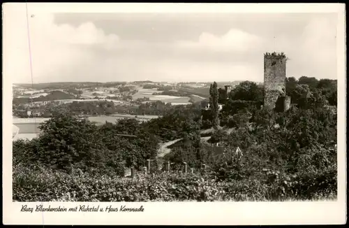 Ansichtskarte Hattingen Burg Blankenstein mit Ruhrtal u. Haus Kemnade 1950