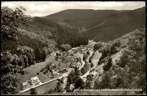 Ansichtskarte Schönmünzach-Baiersbronn Panorama; Schwarzwald 1963