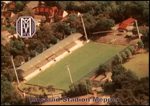 Ansichtskarte Meppen Luftbild Emslandstadion 2002