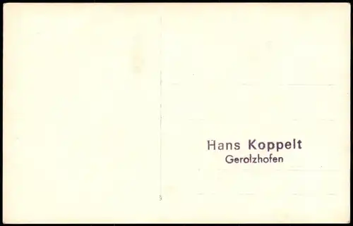Ansichtskarte Gerolzhofen Frauen und Mädchen - Elch 1953