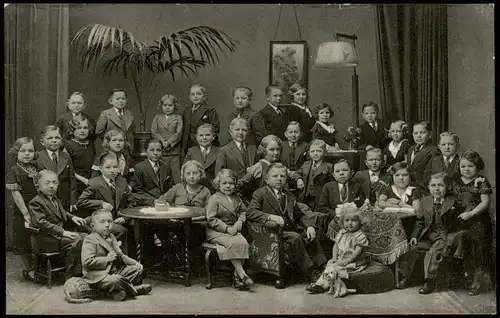 Ansichtskarte Berlin Schaefers Märchenstadt Lilliput, Gruppenbild 1913