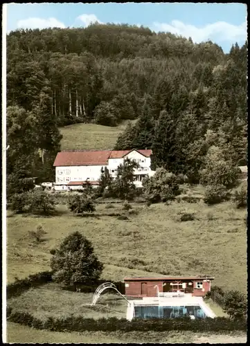 Ansichtskarte Schweigmatt Partie a.d. PENSION WALDHAUS H. Uehlin 1964