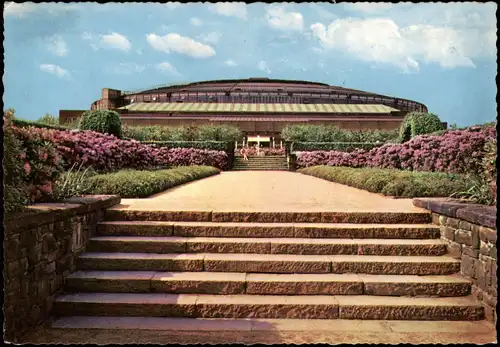 Ansichtskarte Dortmund Westfalenhalle und Rosengarten 1970