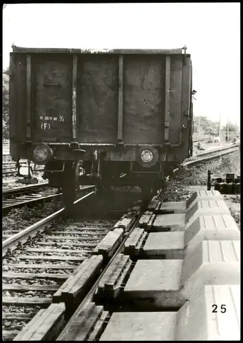 Eisenbahn Motiv Dreikraftbremse Einsatz Dreikraftbremsen (DKB) DSF Görlitz 1980