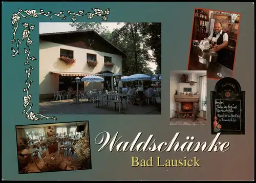 Ansichtskarte Bad Lausick Lausigk Waldschänke Bad Lausick Mehrbildkarte 2000