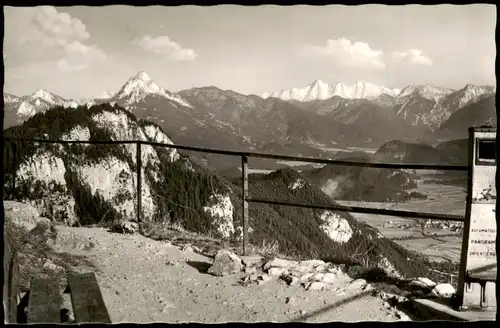 Falkenstein (Bayerischer Wald) Burgruine Falkenstein Straußberg Säuling 1960