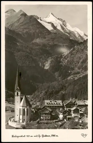 Ansichtskarte Heiligenblut am Großglockner Panorama-Ansicht 1958