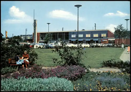 Ansichtskarte Recklinghausen Hauptbahnhof Bahnhof Vorplatz 1975