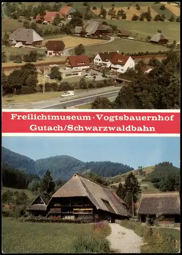 Gutach (Schwarzwaldbahn) Schwarzwälder Freilichtmuseum Vogtsbauernhof 1976