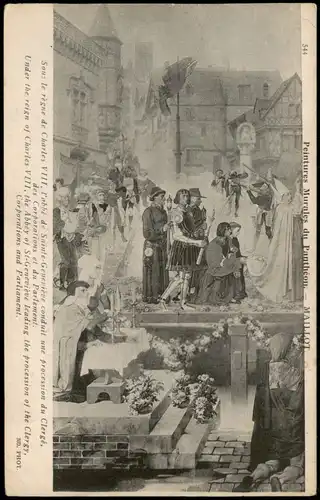 Peintures Murales du Panthéon - MAILLOT Künstlerkarte: Gemälde / Kunstwerke 1913