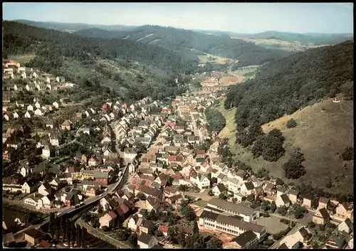 Ansichtskarte Niederscheid Ortspanorama Niederscheid bei Dillenburg 1970