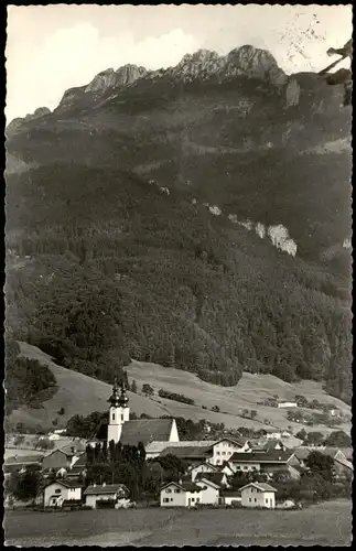 Ansichtskarte Aschau im Chiemgau Blick auf Niederaschau Bayr. Alpen 1958