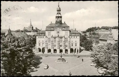 Ansichtskarte Lüneburg Rathaus 1960
