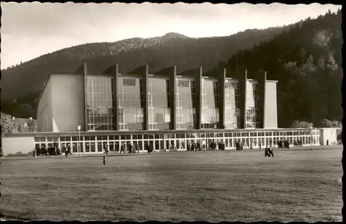 Ansichtskarte Freiburg im Breisgau Stadthalle 1957