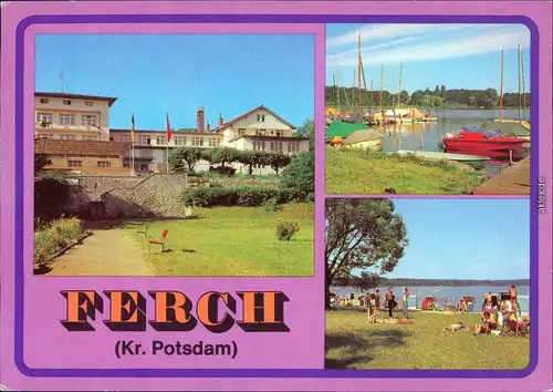 Ferch-Schwielowsee FDGB-Erholungsheim Pierre Semard - Außenansicht     1980