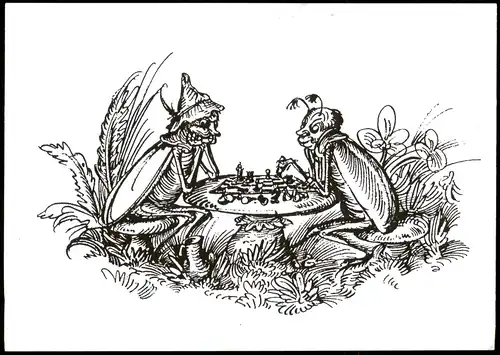 Schach Chess - Spiel, Käfer beim Schachspiel vw Fernschach 2011