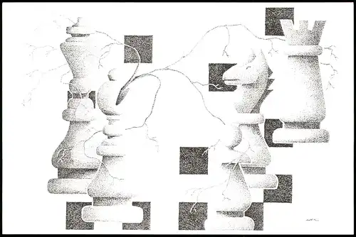 VARIATIES OP HET THEMA SCHAKEN Schach Chess - Spiel Abstarkt 2007