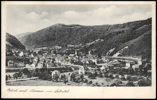 Ansichtskarte Nievern Panorama-Ansicht 1950