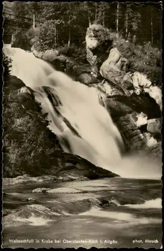 Oberstaufen Weissachfall in Krebs bei Oberstaufen-Aach i. Allgäu 1960