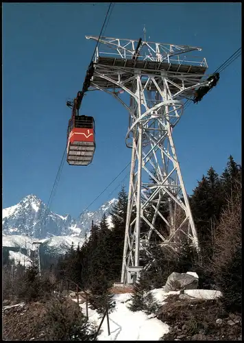 Tatralomnitz-Vysoké Tatry Tatranská Lomnica Seilbahn Skalnaté pleso   štít 1999