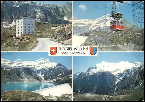 Ansichtskarte Cevio Bergwelt, Seilbahn - 4 Bild 1973