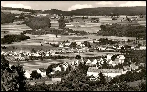 Ansichtskarte Weidenberg Blick auf die Stadt 1969