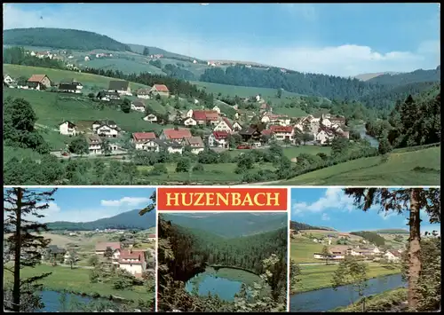 Ansichtskarte Huzenbach-Baiersbronn Stadtteilansichten 1978