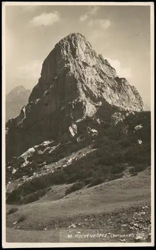 Ansichtskarte Bayrischzell Ruthenkköpfe, Rotwand 1930