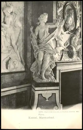Ansichtskarte Kassel Cassel Marmorbad Flora. 1901