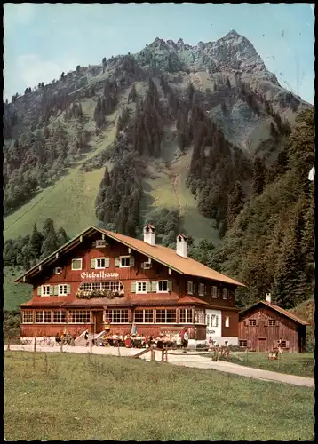 Ansichtskarte Sonthofen Giebelhaus 1100 m in den Allgäuer Alpen 1973