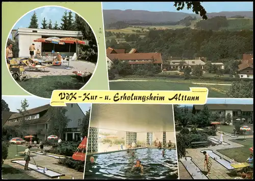 Ansichtskarte Wolfegg VDK -Kur- u. Erholungsheim Alttann Mehrbildkarte 1982