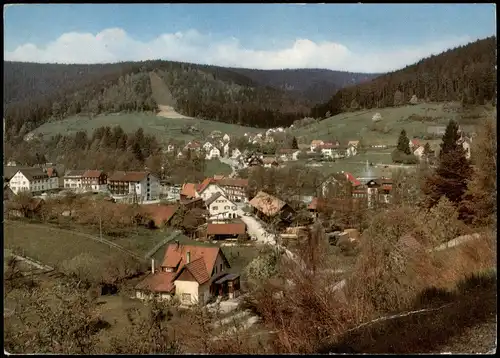Ansichtskarte Enzklösterle Panorama-Ansicht; Ort im Schwarzwald 1974