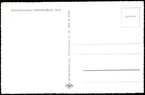 Ansichtskarte Grafenau (Niederbayern) Familienferiendorf GRAFENAU 1960