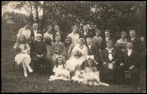 Foto  Hochzeit - Gruppenfotos 1932 Privatfoto