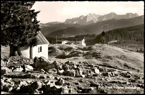 Ansichtskarte Winklmoos-Alm-Reit im Winkl Umland mit Loferer Steinberge 1960