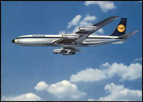Boeing 707 Intercontinental Jet Lufthansa Flugzeug Airplane Avion 1982