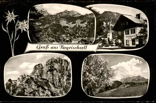 Ansichtskarte Bayrischzell Mehrbildkarte mit Orts- u. Umland-Ansichten 1959