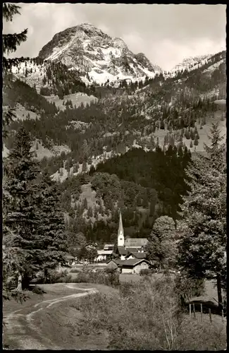 Ansichtskarte Bayrischzell Panorama-Ansicht mit Blick zum Wendelstein 1959