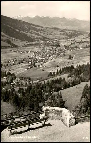 Ansichtskarte Bad Hindelang Panorama-Ansicht Gesamtansicht Jochstraße 1962